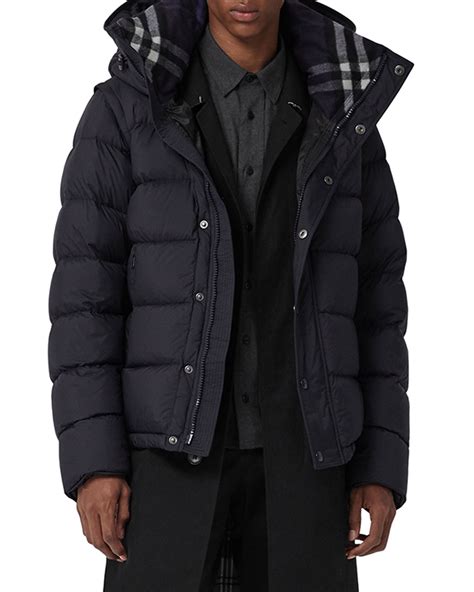 burberry windbreaker mens black|Burberry winter coat men's.